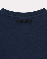 T-shirt à manches longues "Ikebana Boke Flower" - Deep Sea Blue