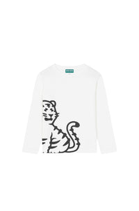 T-shirt à manches longues Tokyo Paris - Cream