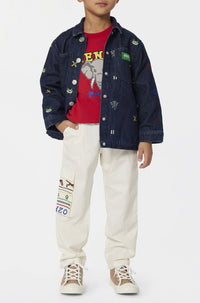 Veste brodée Jungle Game - Midnight Blue