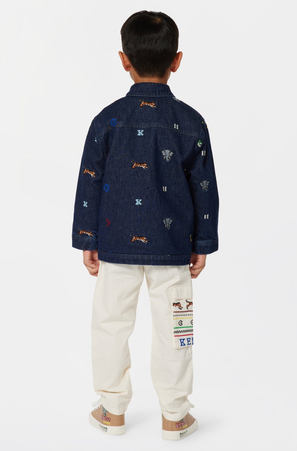 Veste brodée Jungle Game - Midnight Blue