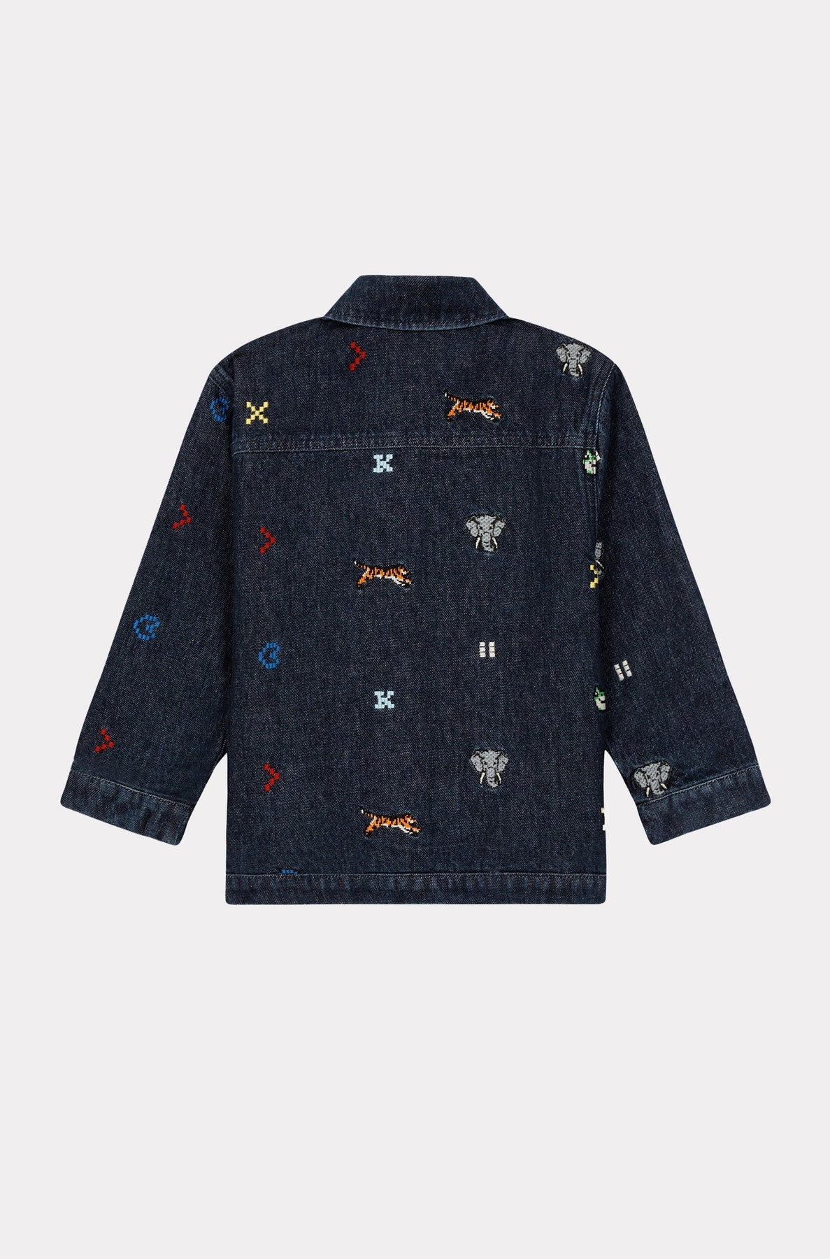 Veste brodée Jungle Game - Midnight Blue