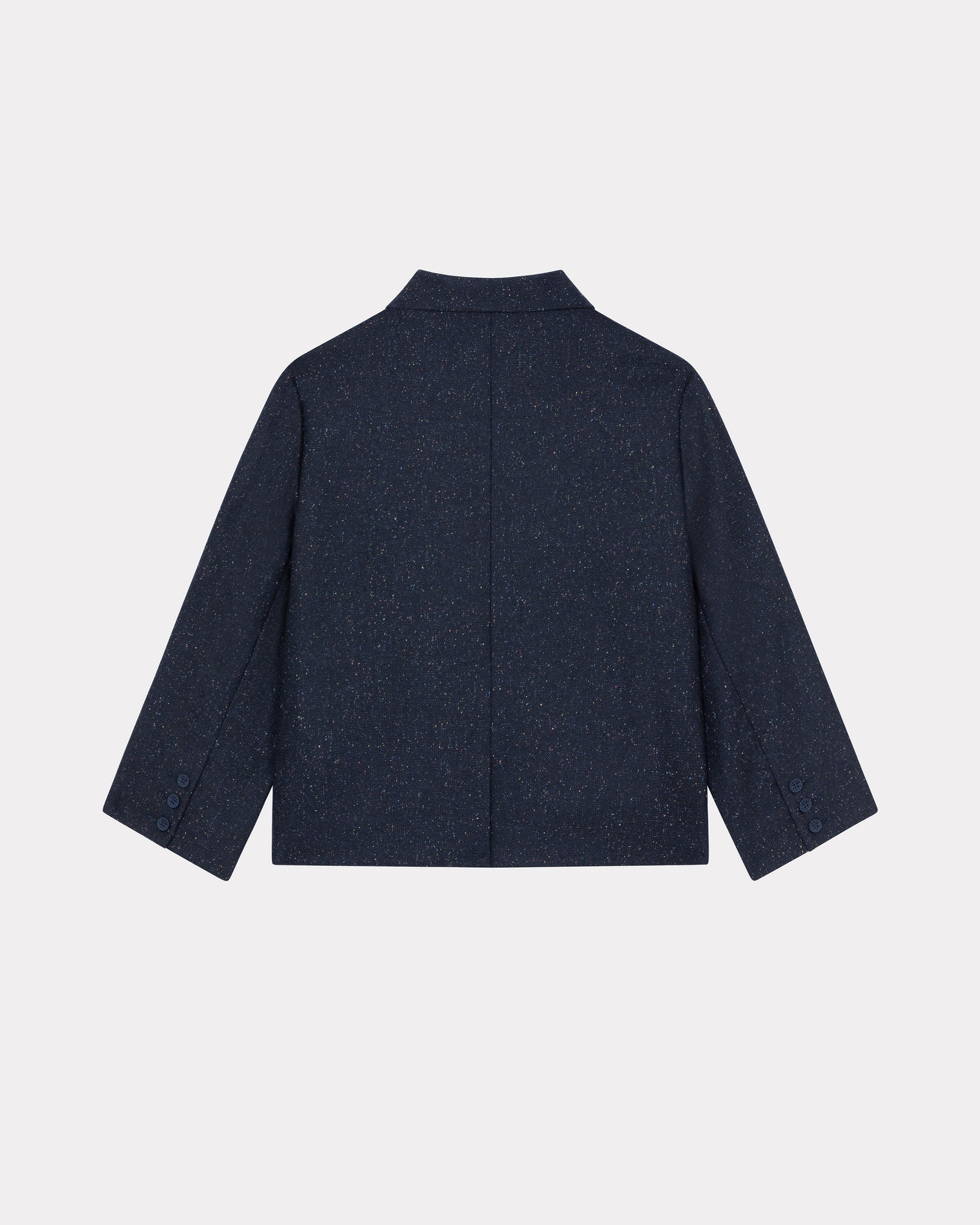 Veste de costume "Ikebana" en laine - Deep Sea Blue