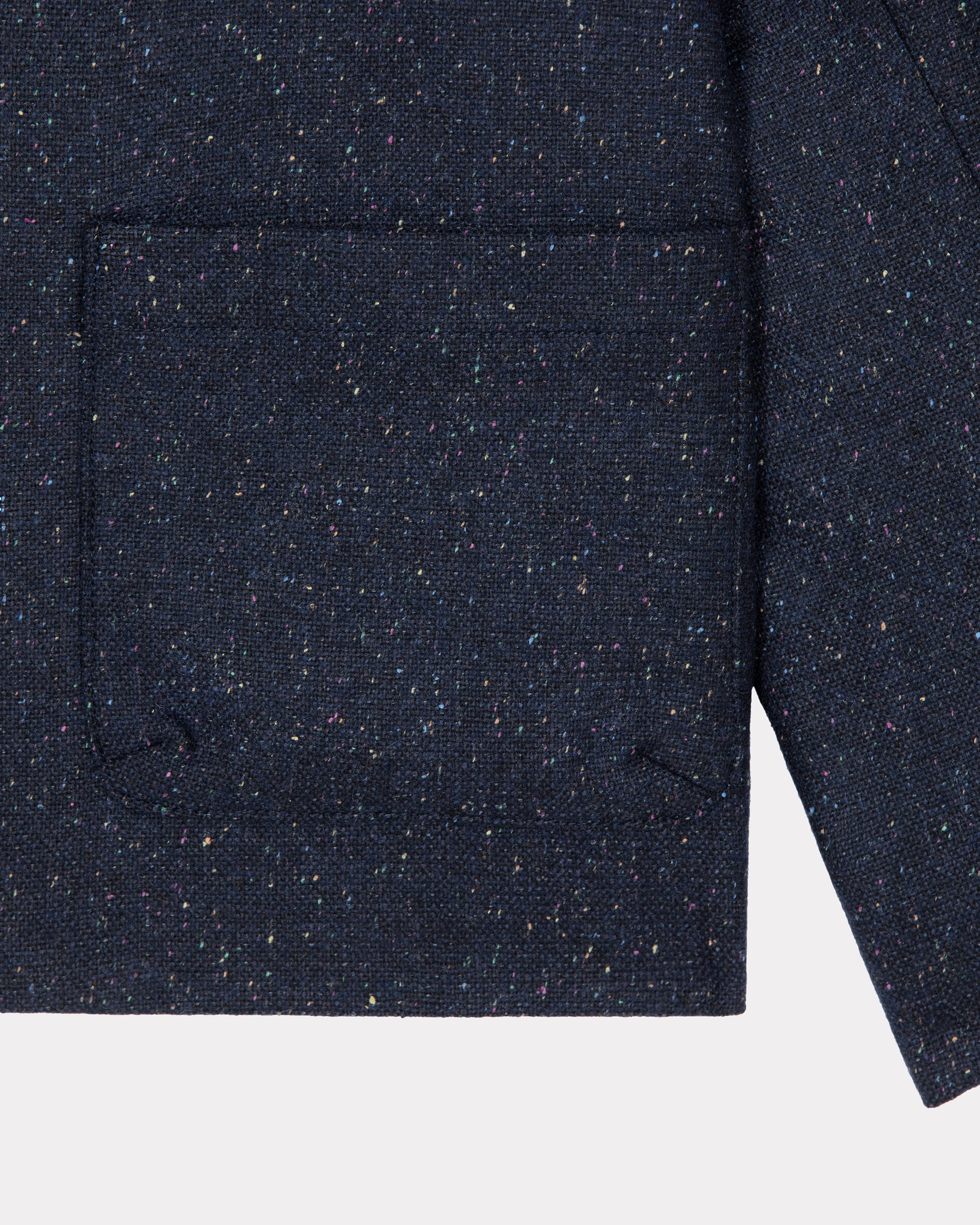 Veste de costume "Ikebana" en laine - Deep Sea Blue