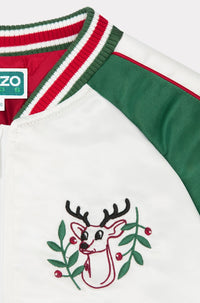 Blouson en satin Festive - Ecru