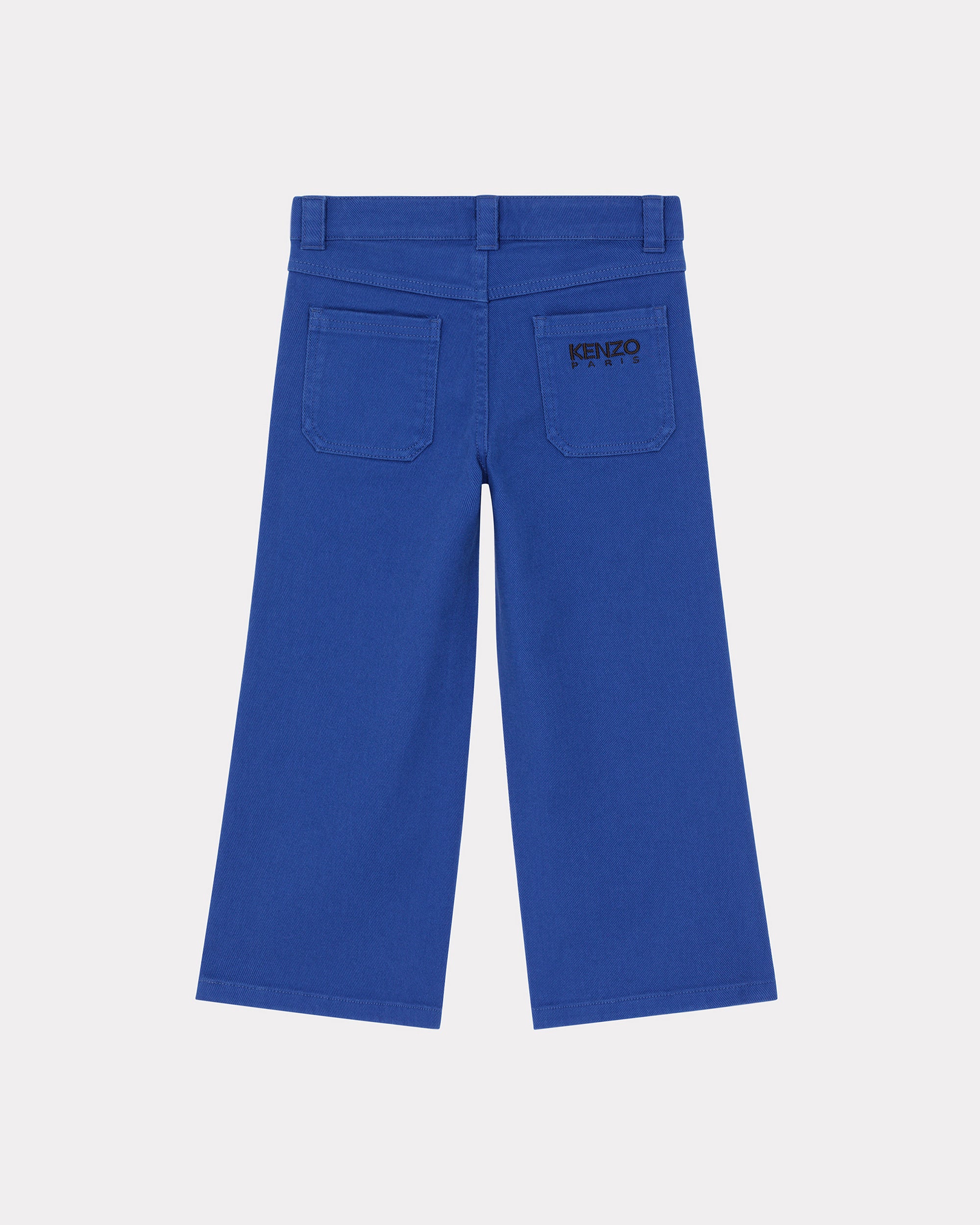 Ikebana Boke Flower Trousers - Electric Blue