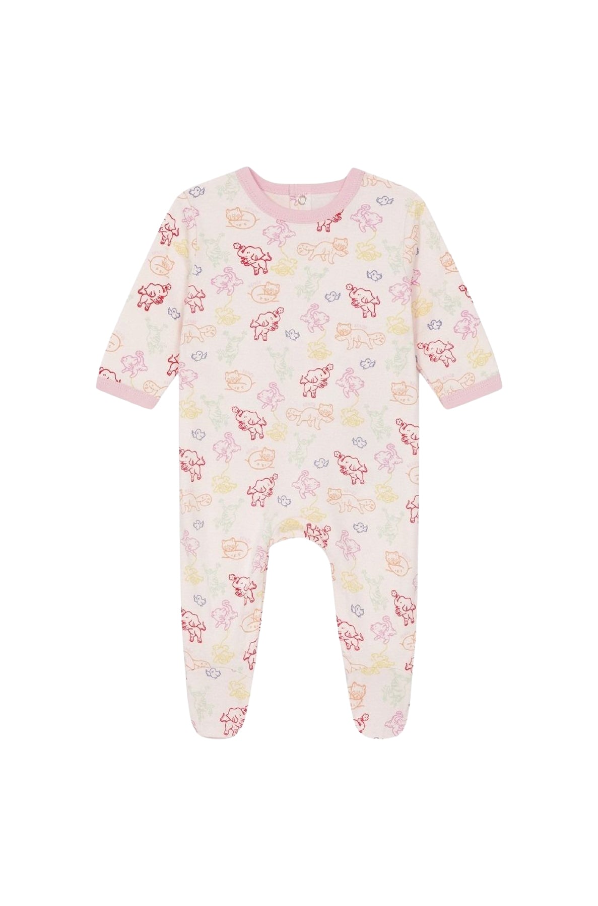 Daily Mini Girl pyjama and accessories set - Flamingo Pink