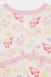 Daily Mini Girl pyjama and accessories set - Flamingo Pink