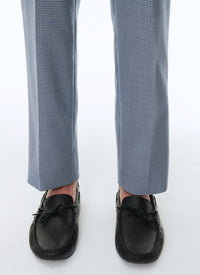 Mocassins en cuir grainé - Noir