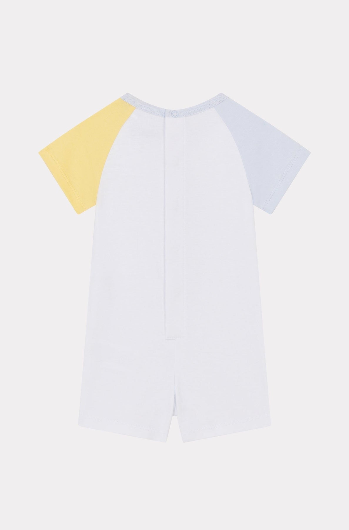 Combishort en coton imprimée - White