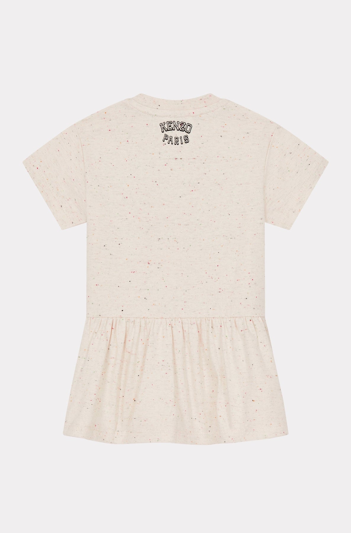 Short-sleeved dress - Cream
