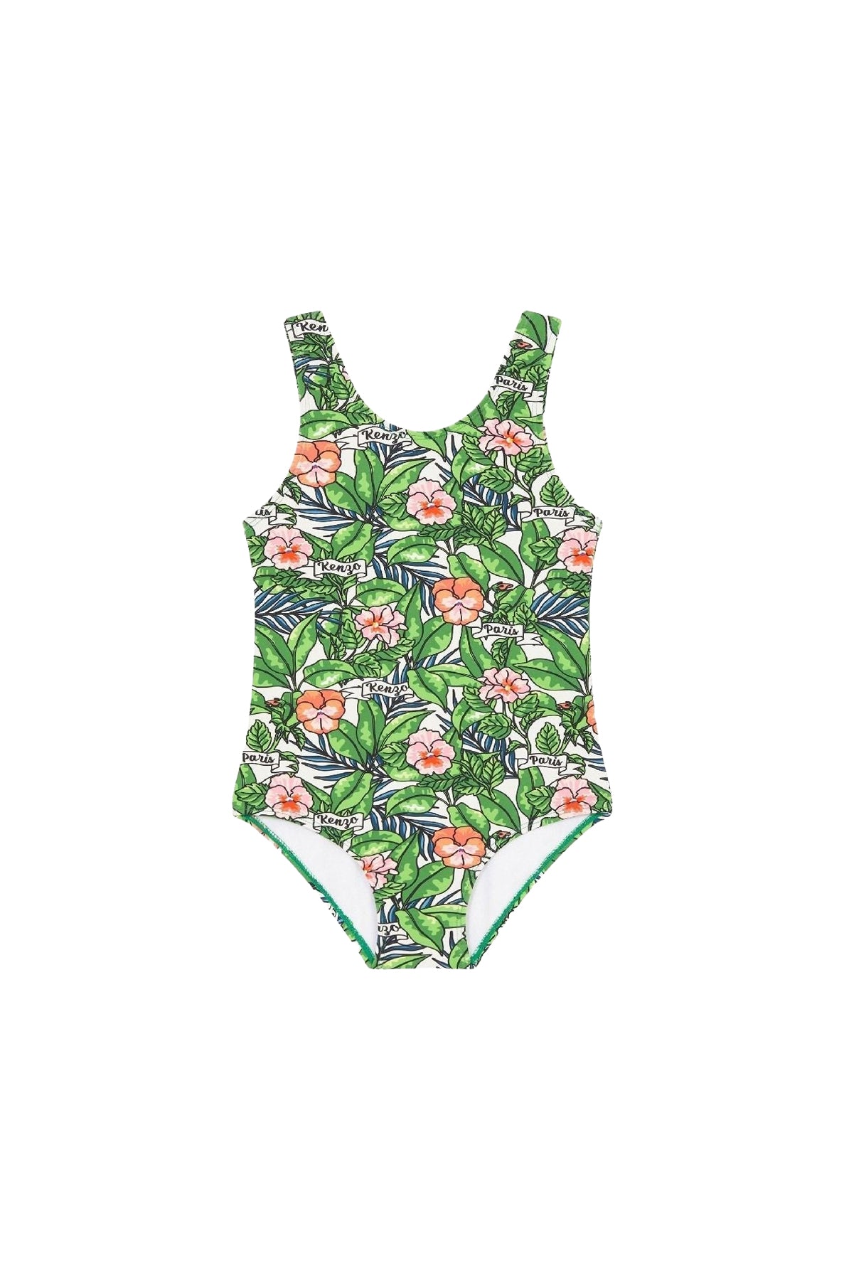Maillot de bain 1 pièce Flower - Bottle Green