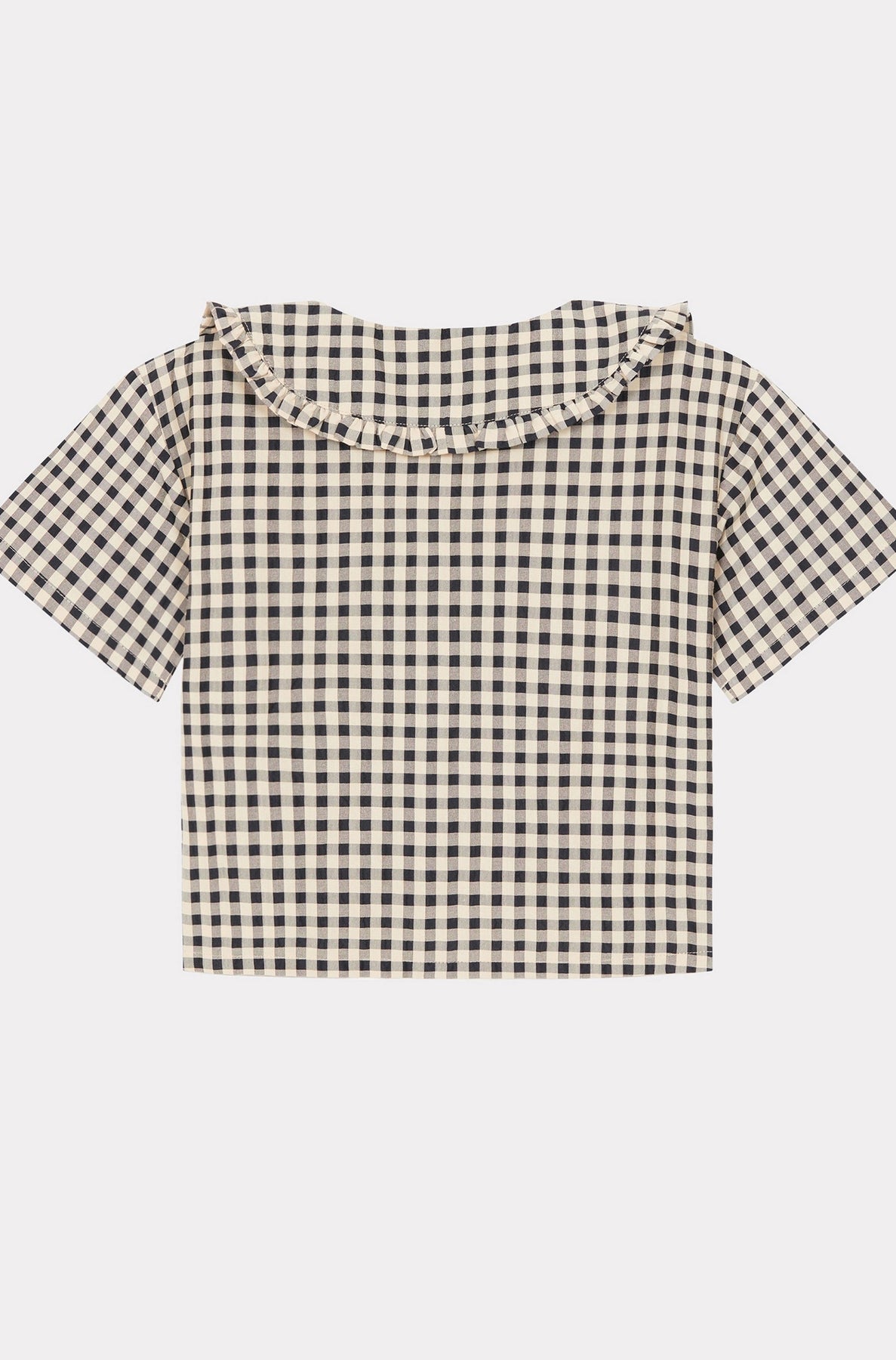 Chemise à manches courtes Flower - Cream