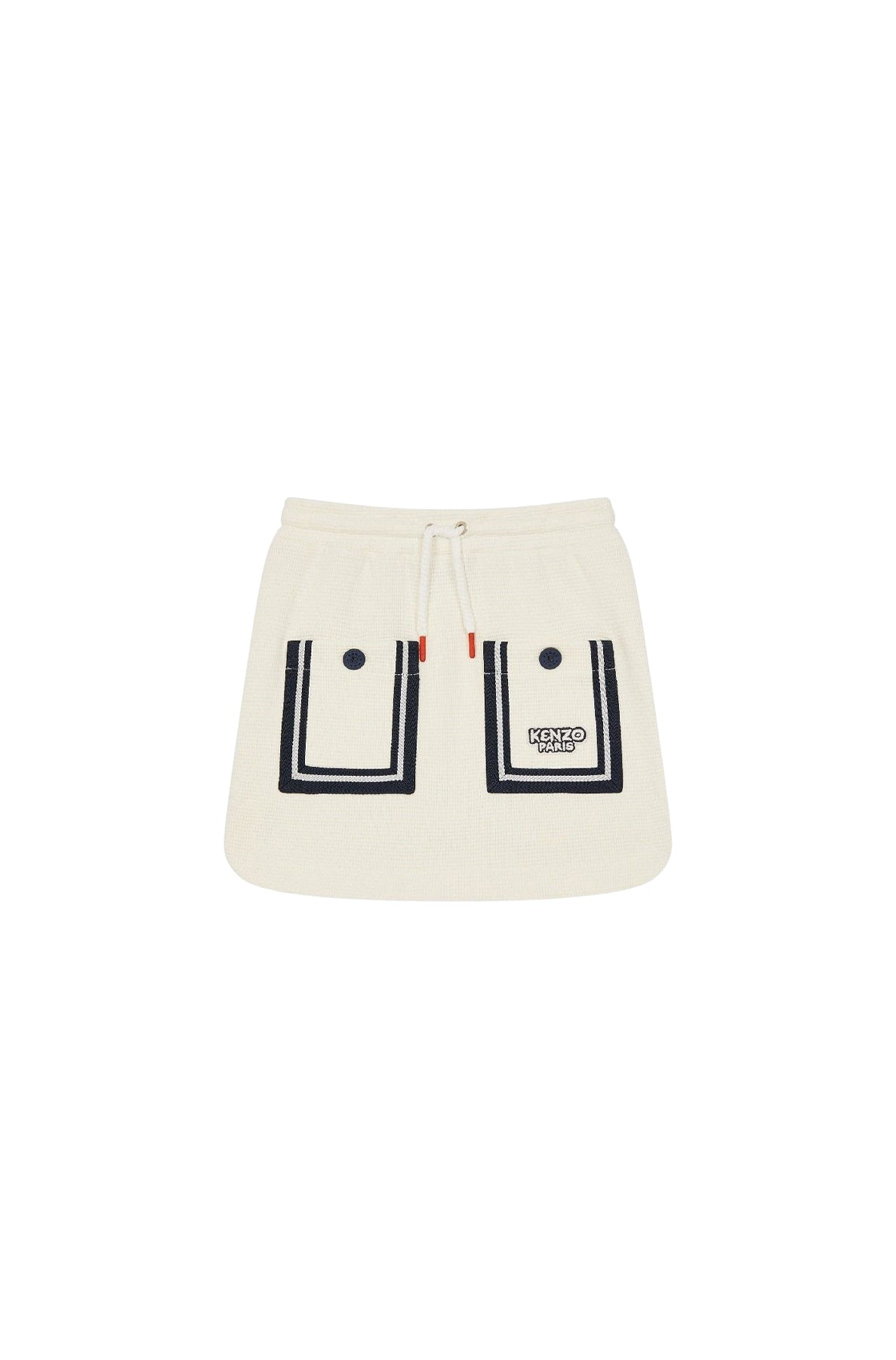 Sailor embroidered skirt - White