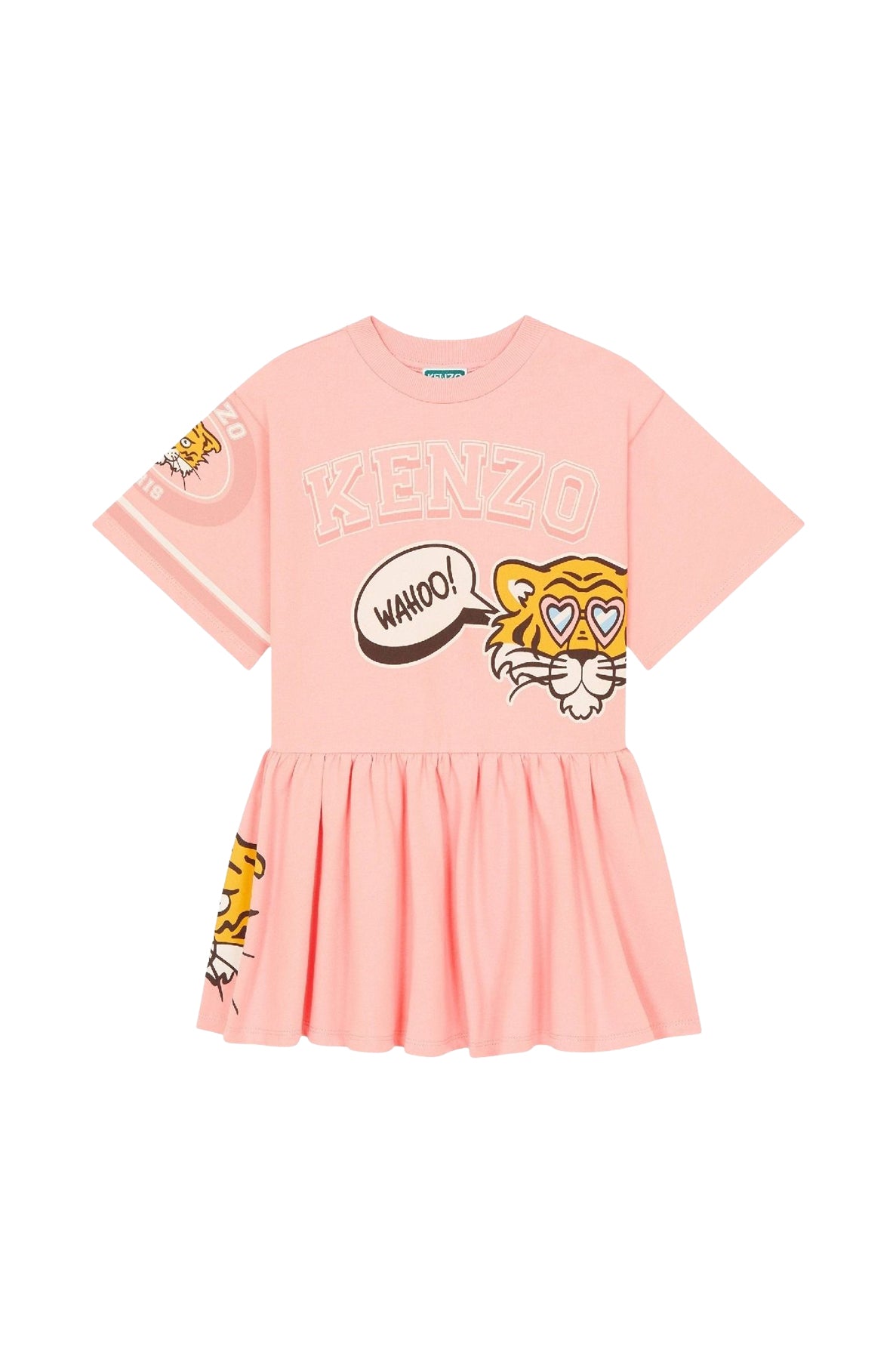 Robe évasée en coton Campus - Flamingo Pink
