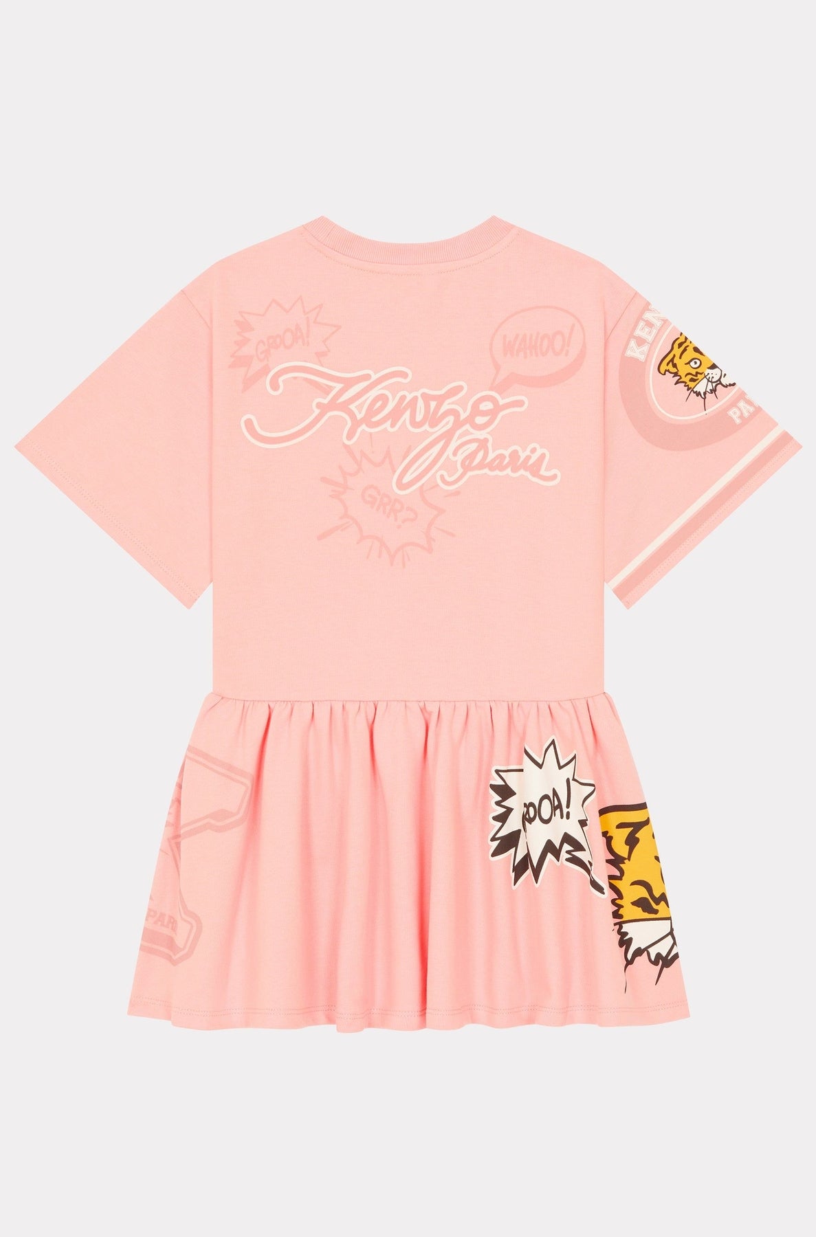 Robe évasée en coton Campus - Flamingo Pink