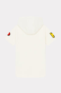 Robe à manches courtes Sailor - White