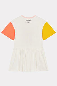 Robe à manches courtes en coton - Off White