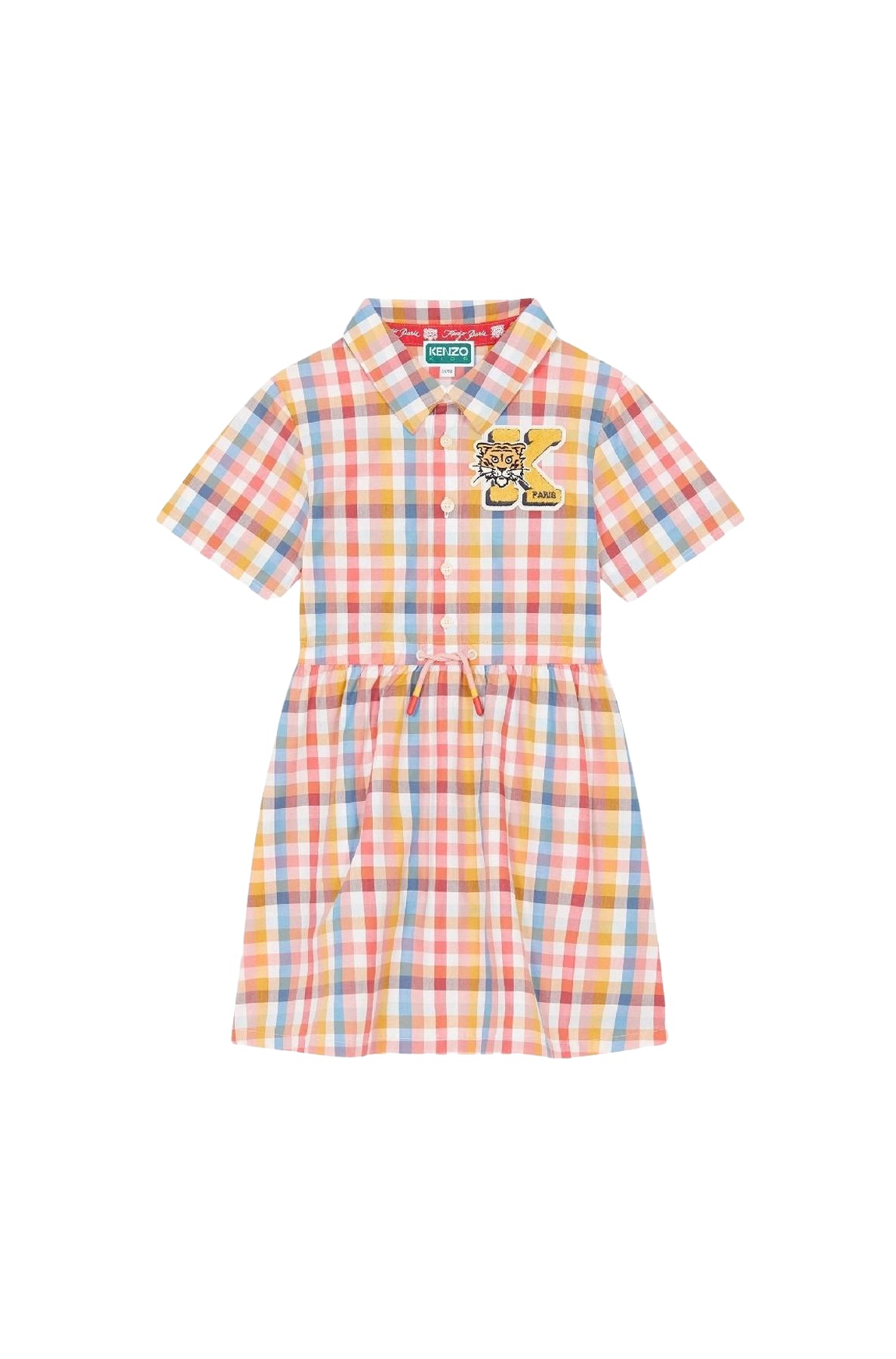 Robe à carreaux Campus - Golden Yellow