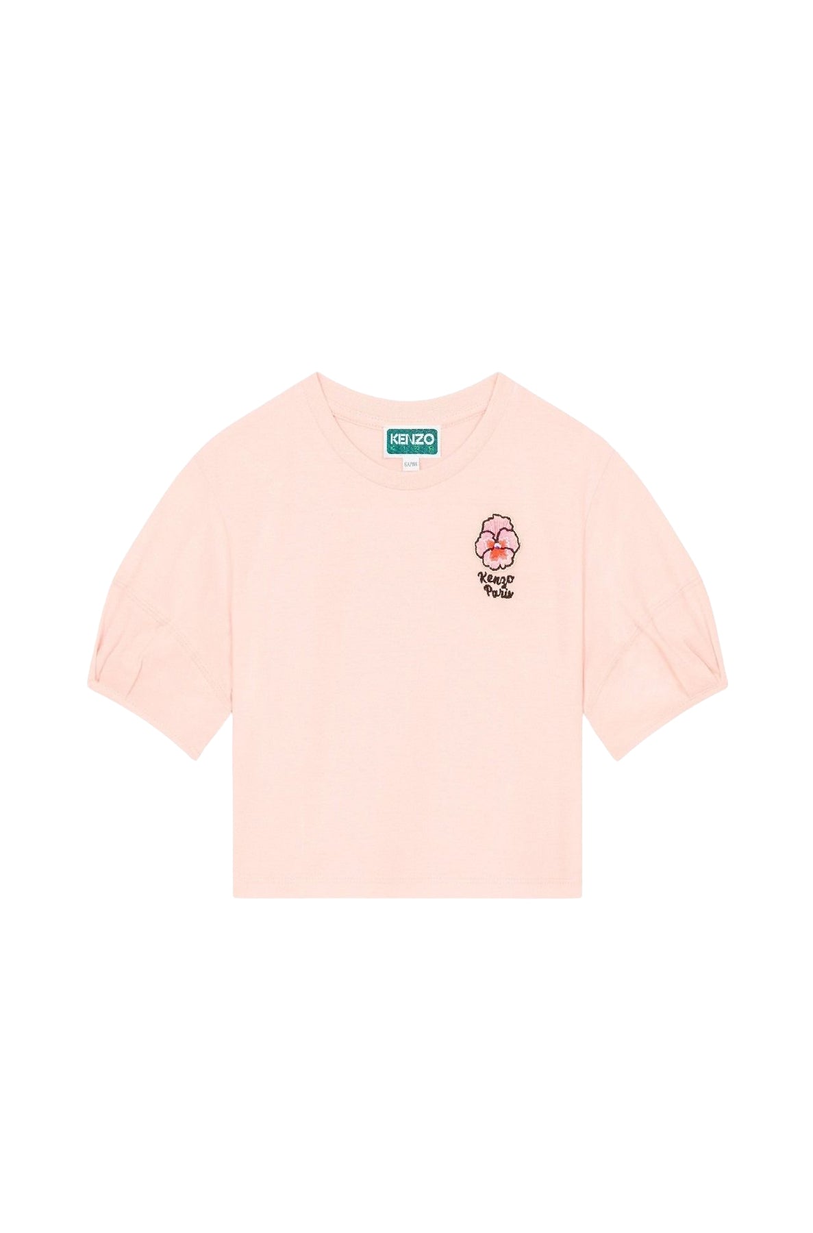 T-shirt brodé Flower - Pastel Pink