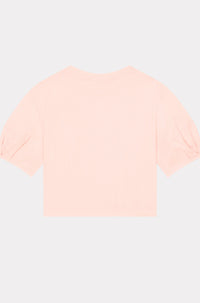 T-shirt brodé Flower - Pastel Pink