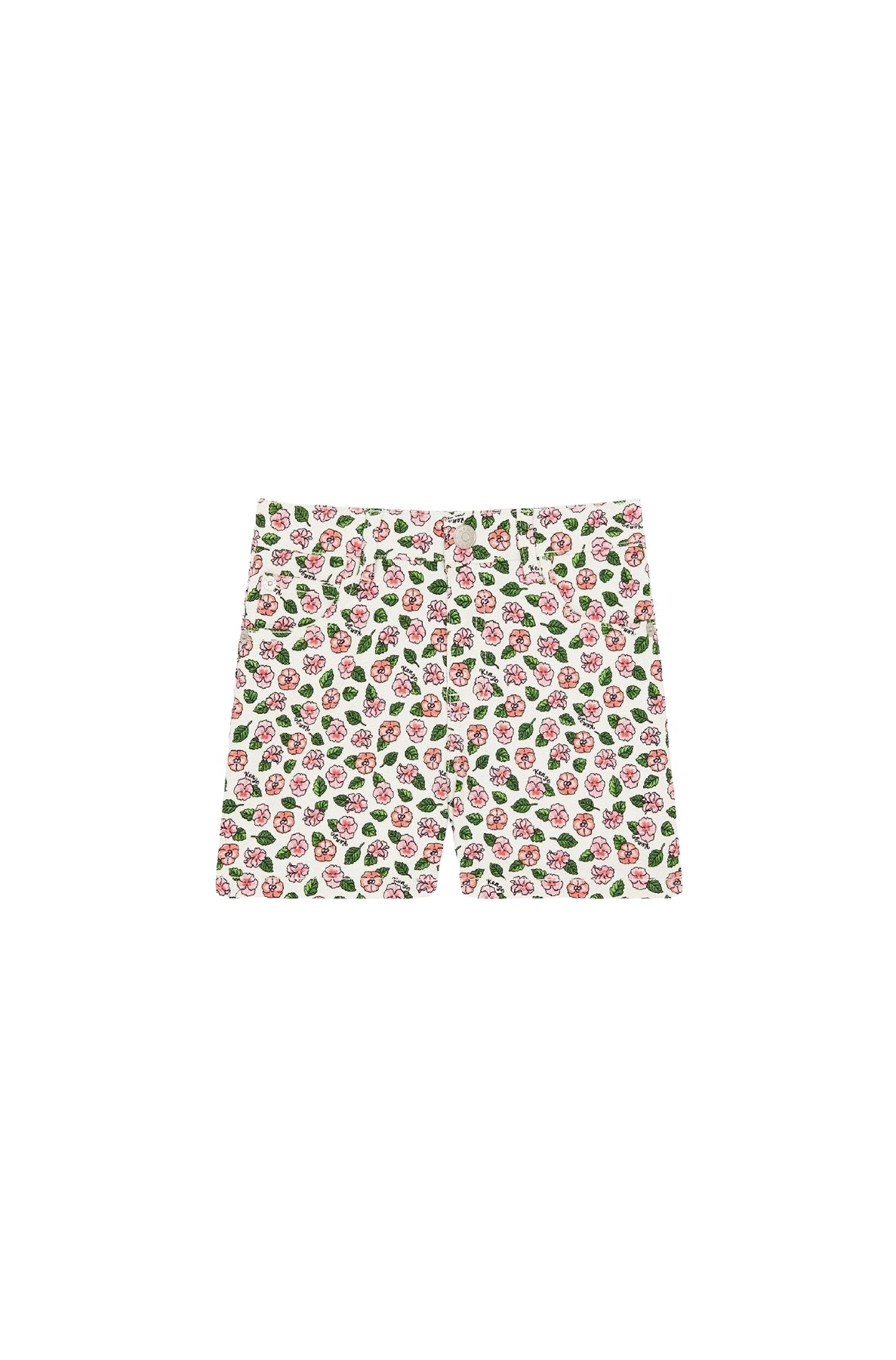 Short imprimé Flower - Off White