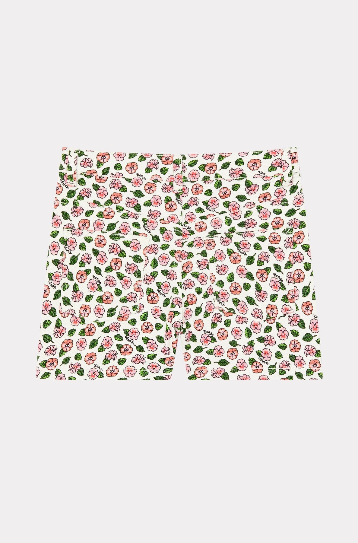 Short imprimé Flower - Off White
