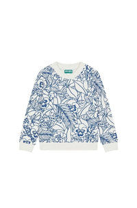 Sweatshirt imprimé Flower - Off White