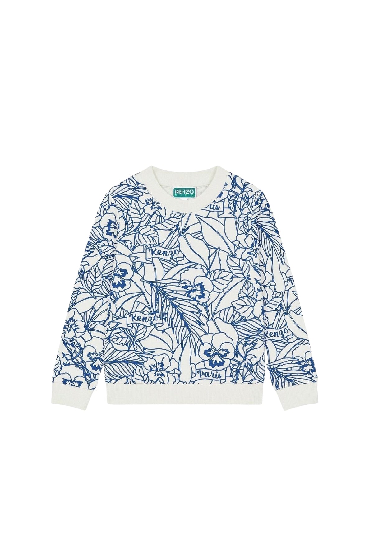 Sweatshirt imprimé Flower - Off White