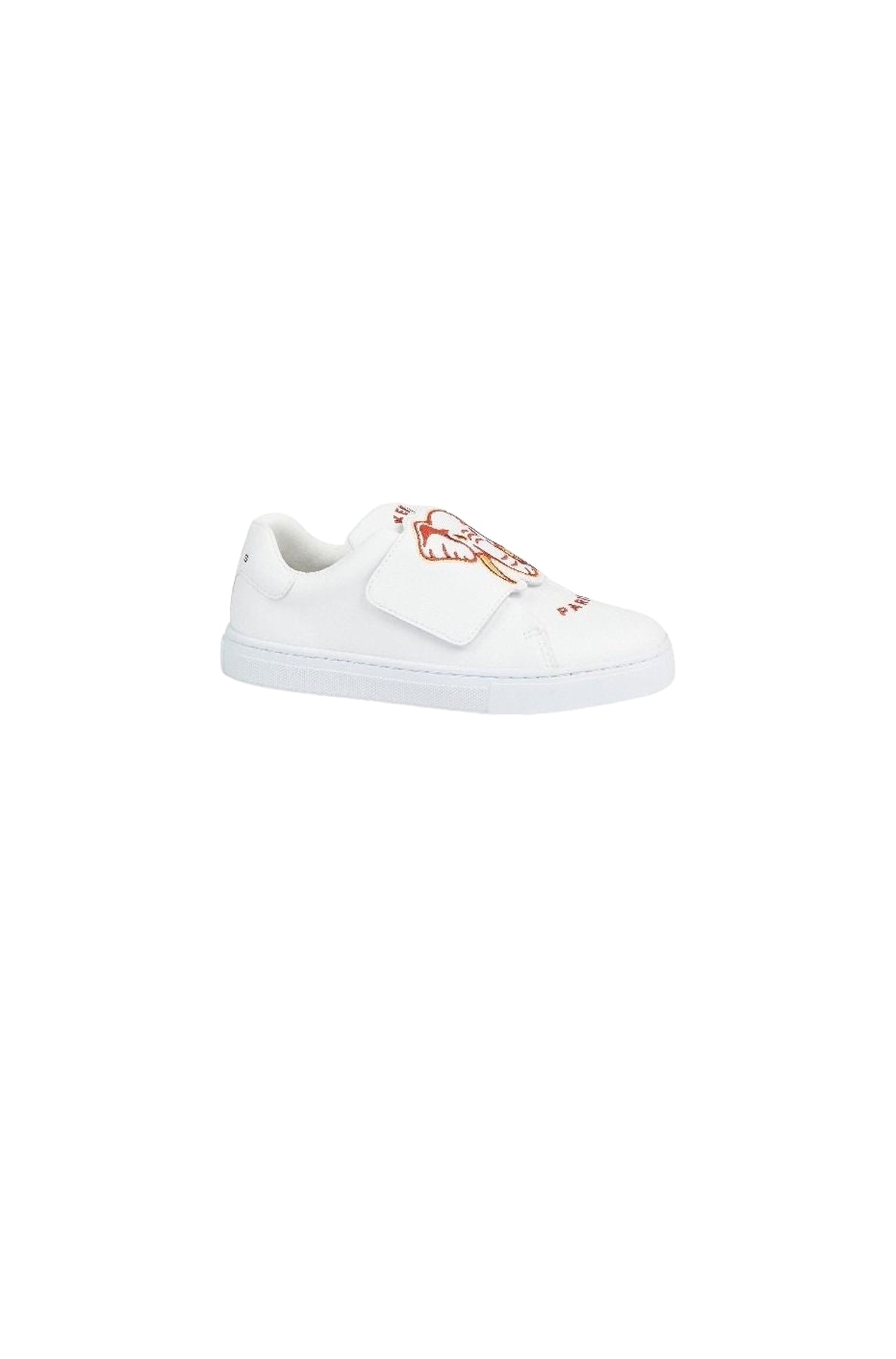 Embroidered leather trainers - Off White