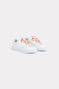 Embroidered leather trainers - Off White