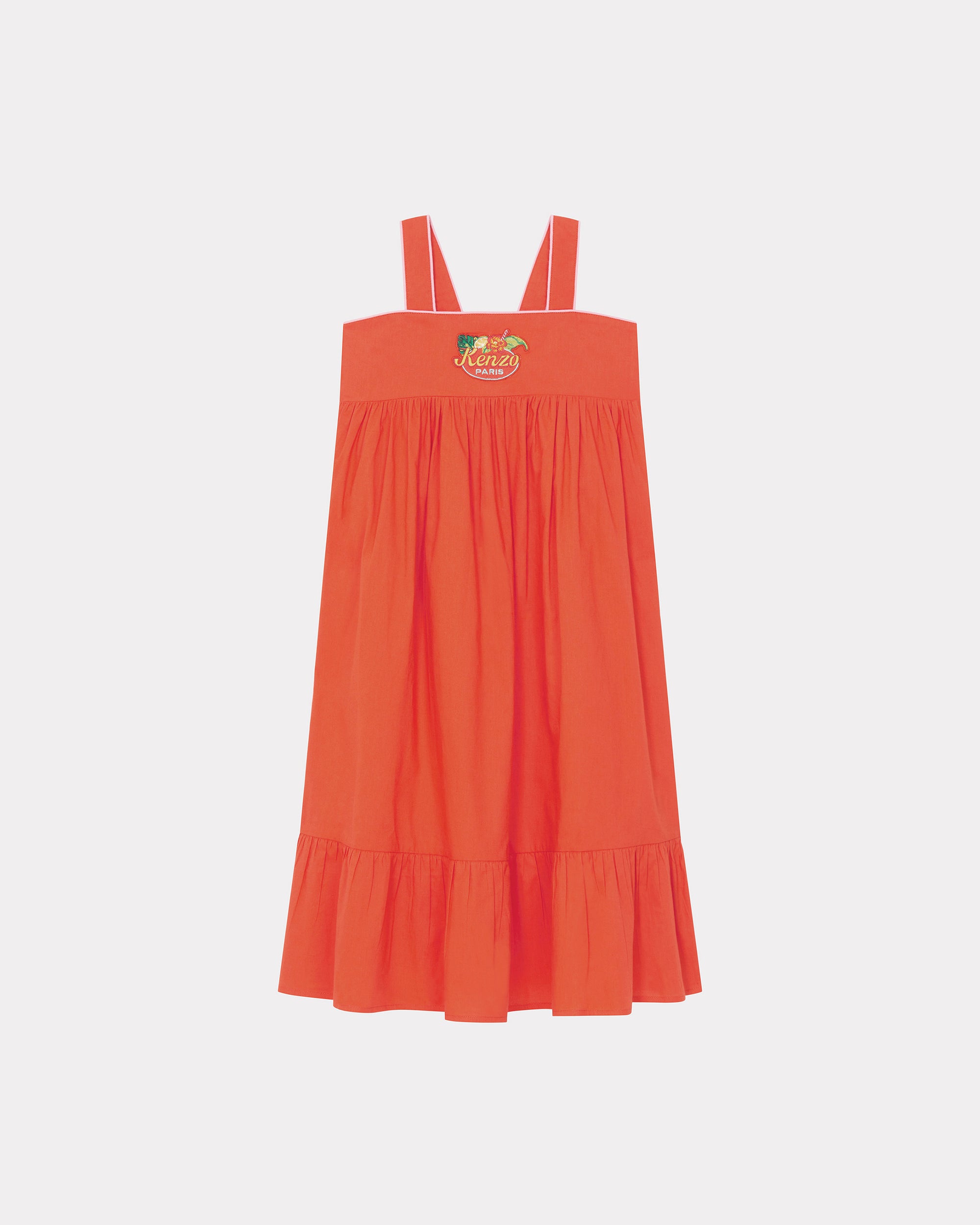 Robe À Bretelles En Popeline (