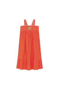 Strapless dress - Vermillion