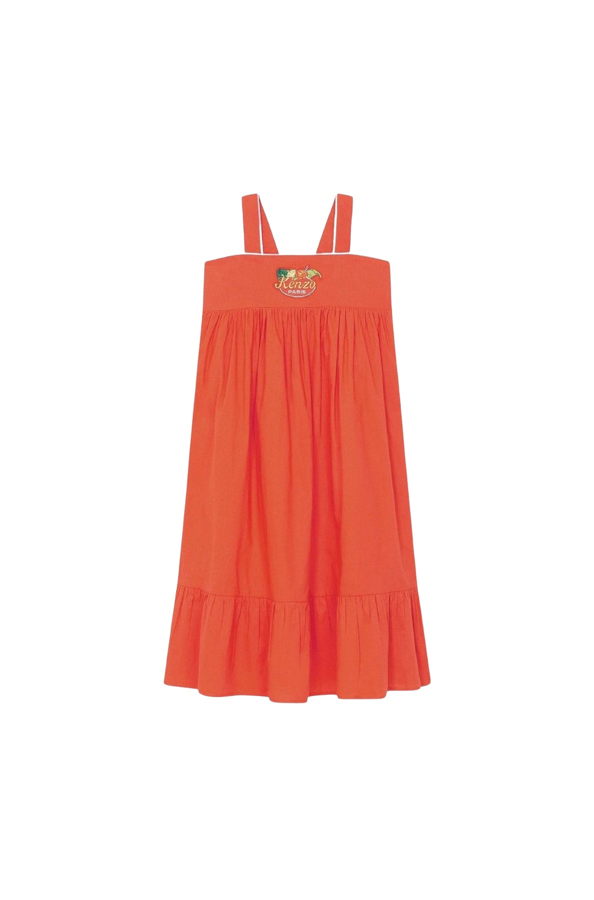 Strapless dress - Vermillion