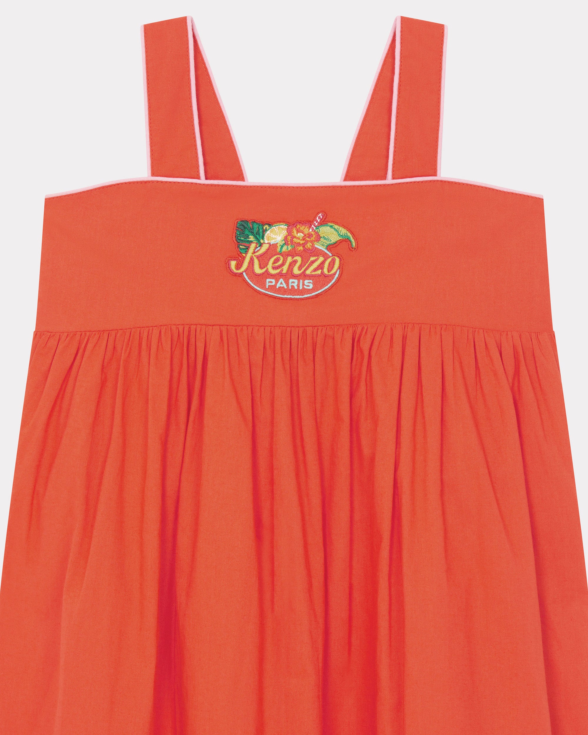 Robe À Bretelles En Popeline (