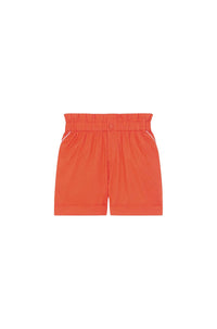 Gathered waist shorts - Vermillion