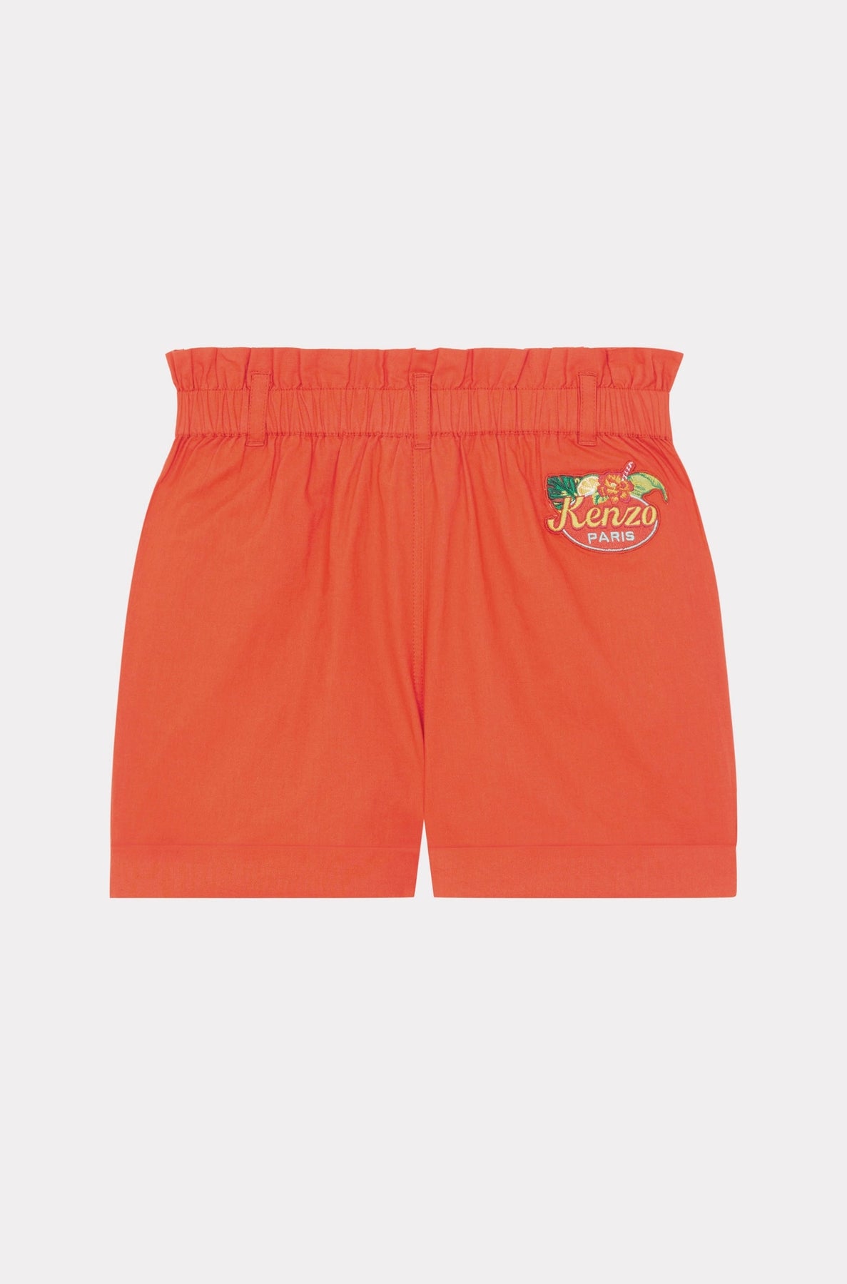 Gathered waist shorts - Vermillion