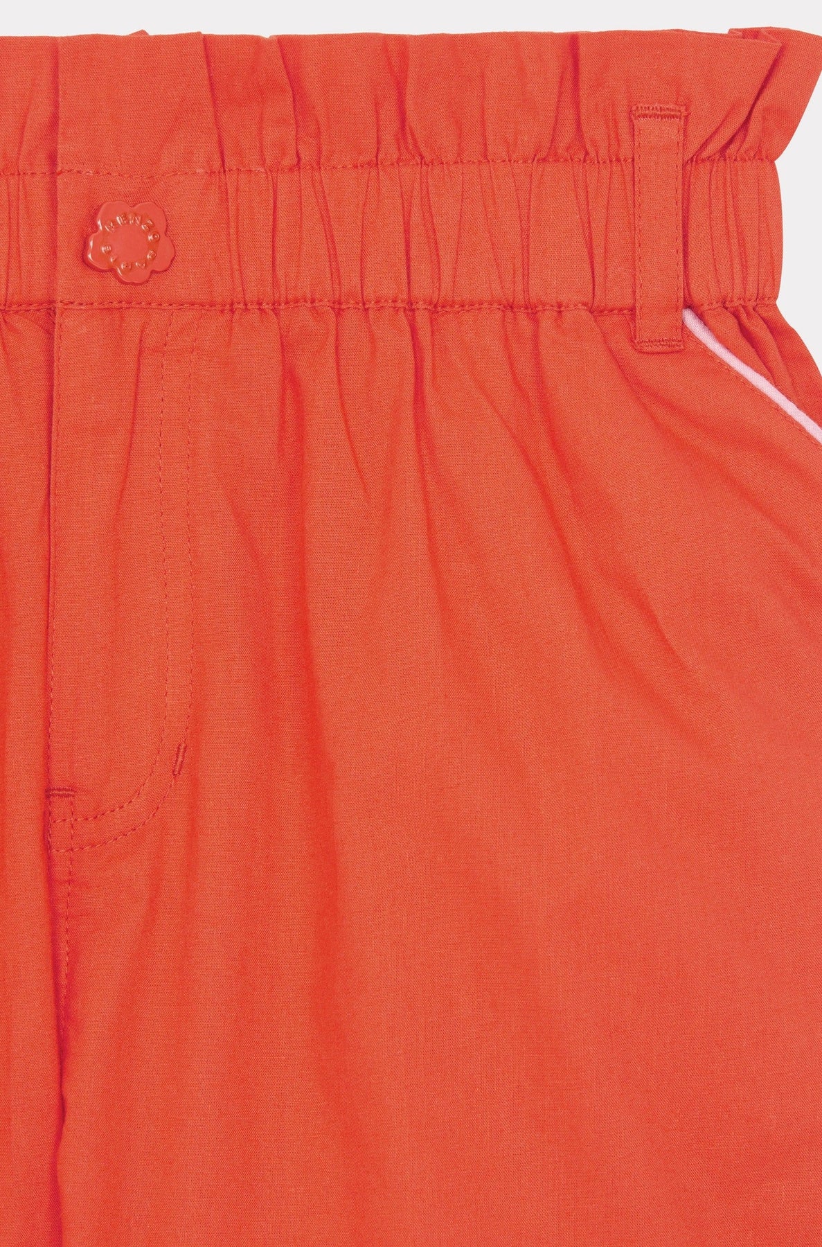 Gathered waist shorts - Vermillion