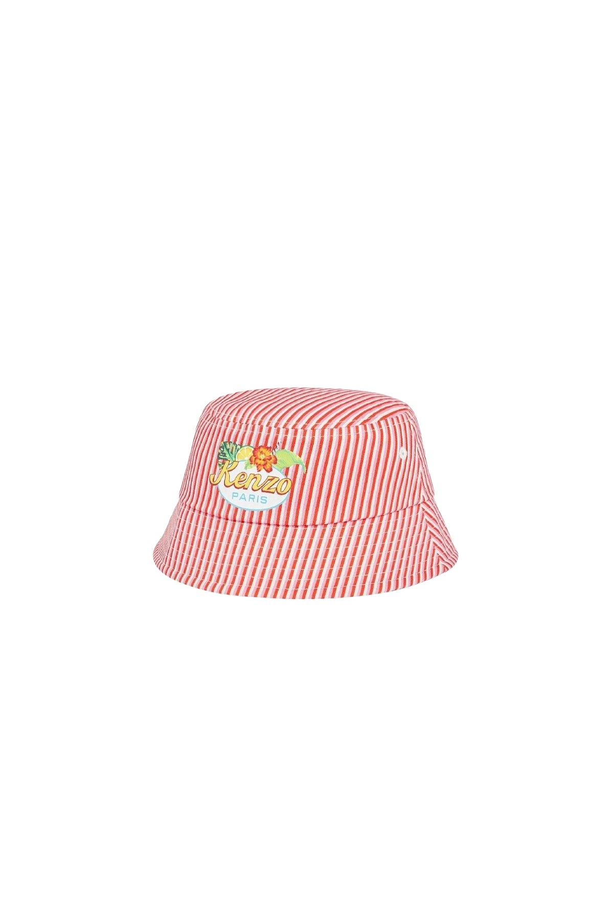 Striped logo bobble - Vermillion