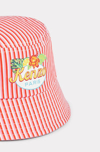 Striped logo bobble - Vermillion
