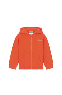 Sweatshirt à capuche zippé - Vermillion