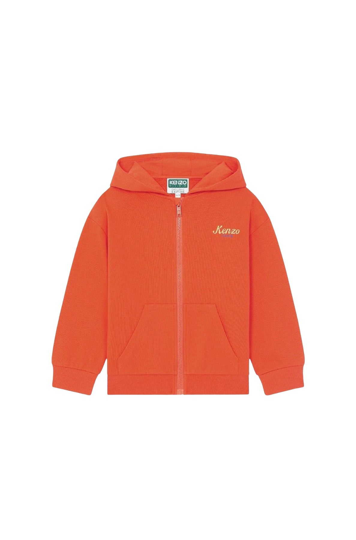 Sweatshirt à capuche zippé - Vermillion