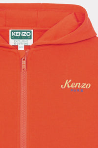 Sweatshirt à capuche zippé - Vermillion