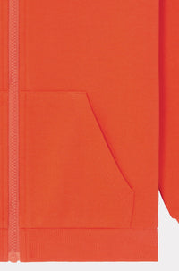 Sweatshirt à capuche zippé - Vermillion