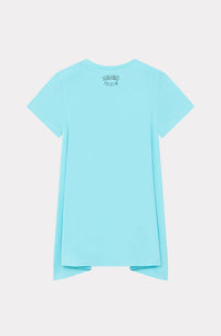 Robe à manches courtes - Turquoise