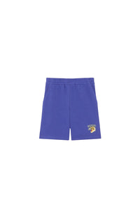 Embroidered Bermuda shorts - Electric Blue