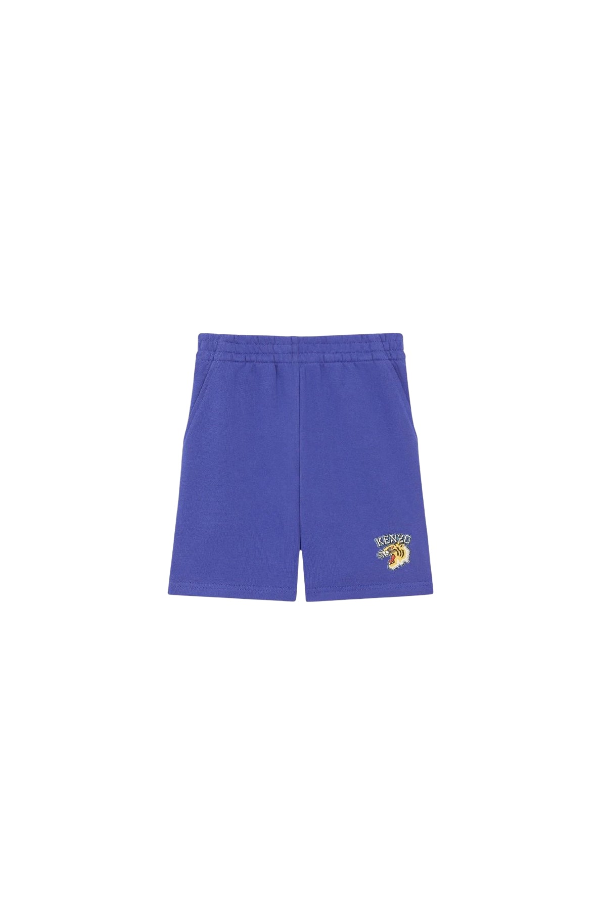 Embroidered Bermuda shorts - Electric Blue