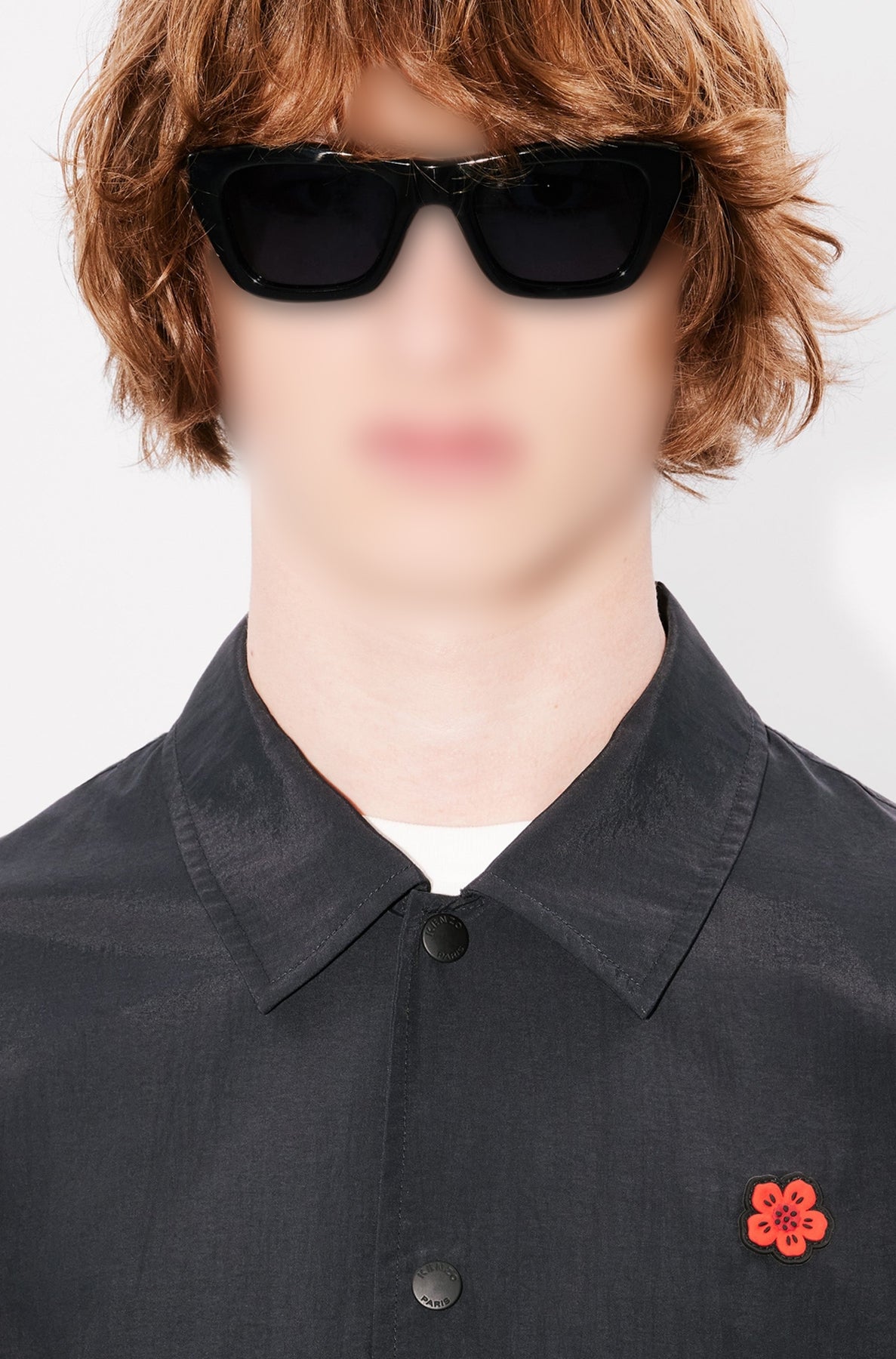 Lunettes de soleil en acétate - Black