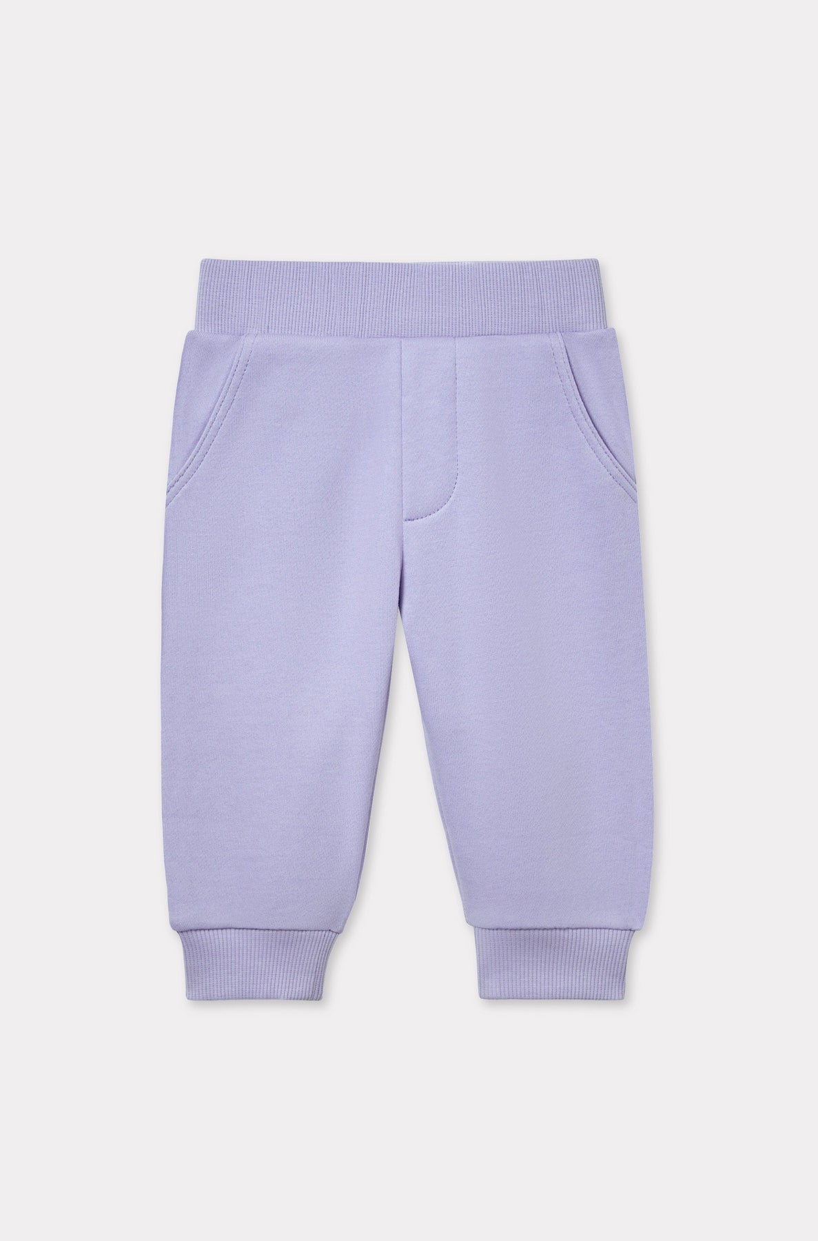 Blue Jungle embroidered 2-piece set - Wisteria