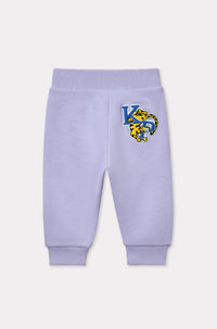 Blue Jungle embroidered 2-piece set - Wisteria