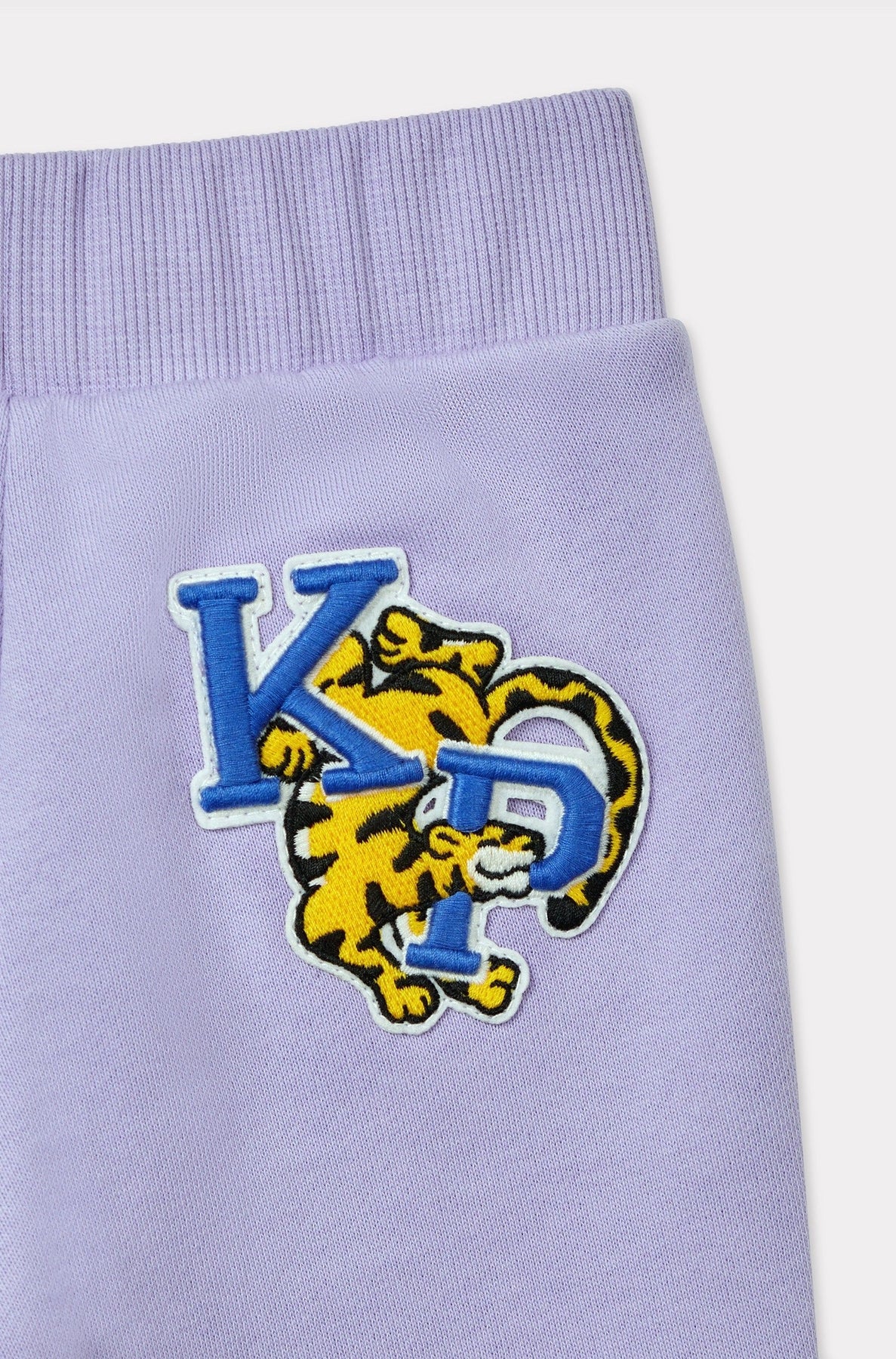 Blue Jungle embroidered 2-piece set - Wisteria